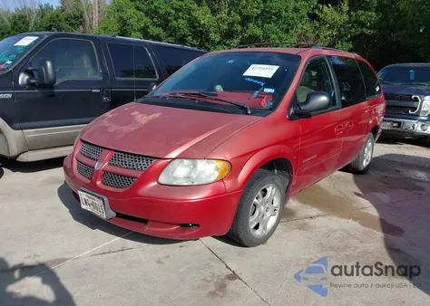 2001 Dodge Grand Caravan Ex from USA, damaged, VIN 2B8GP74LX1R370690